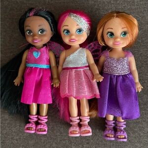 Sparkling Fairy Doll Trio Set